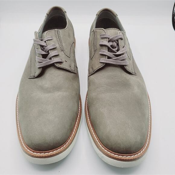 G.H. Bass & Co. Gray Suede Leather Lace Up Oxford Derby Size 9.5M - Picture 3 of 11
